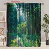 2PCS- Vast Forest - HD Printed Curtain - Polyester Material - Suitable for Bedroom, Living Room, Study (customizable)