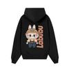 Winter Labubu New Cotton Hoodie Cartoon Fun Print Men's and Women's Sweatshirts Crew Neck Fleece Fashion Thermal Top