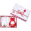 Набор из красного и белого подставок для палочек Nihon Tsai Miffy Lucky Daruma (Набор из 2 предметов), Фарфор, 3*4,2*1 см