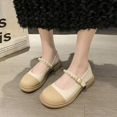 Туфли женские Мэри Джейн на платформе, черные, на высоком каблуке, женские одинарные туфли, простые, модные, удобные, базовый стиль, одинарные туфли