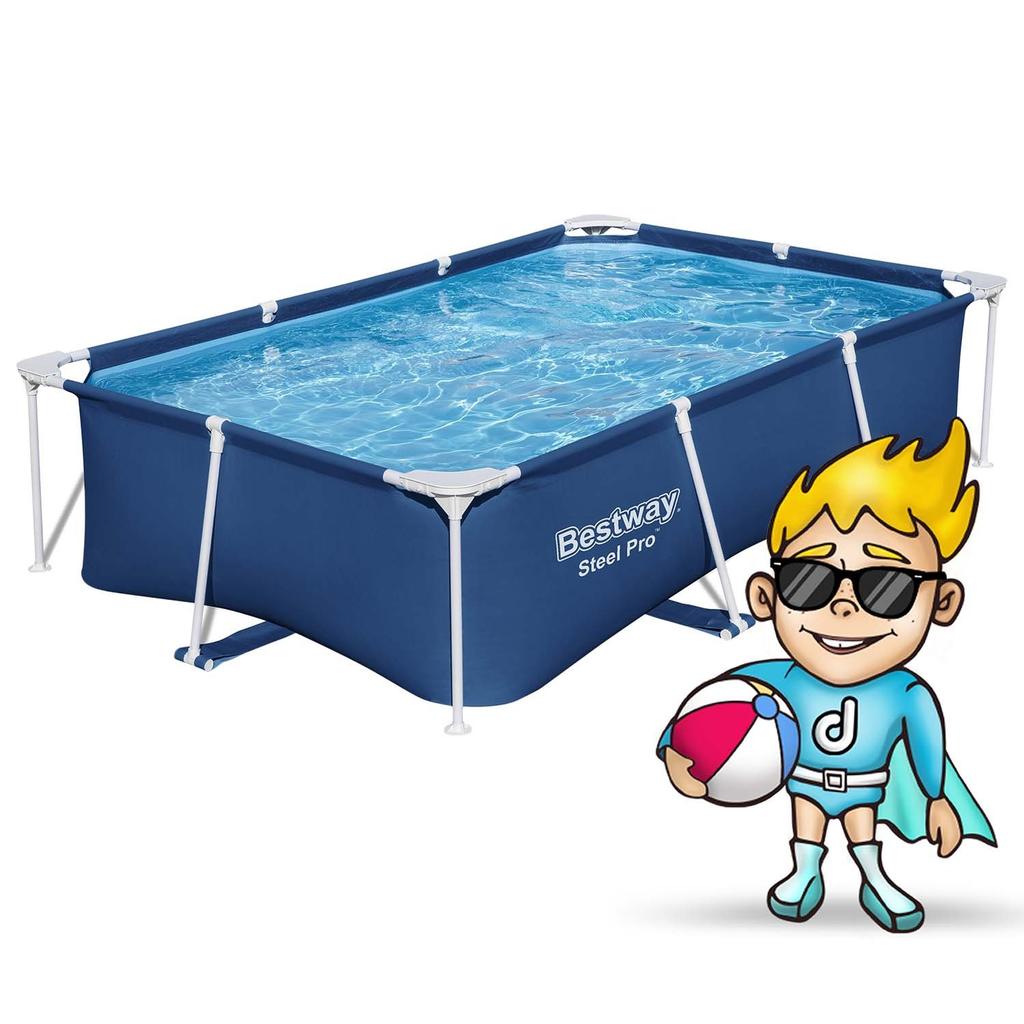 Каркасный садовый бассейн 259x170x61 см Набор 15-в-1 Bestway 56403N