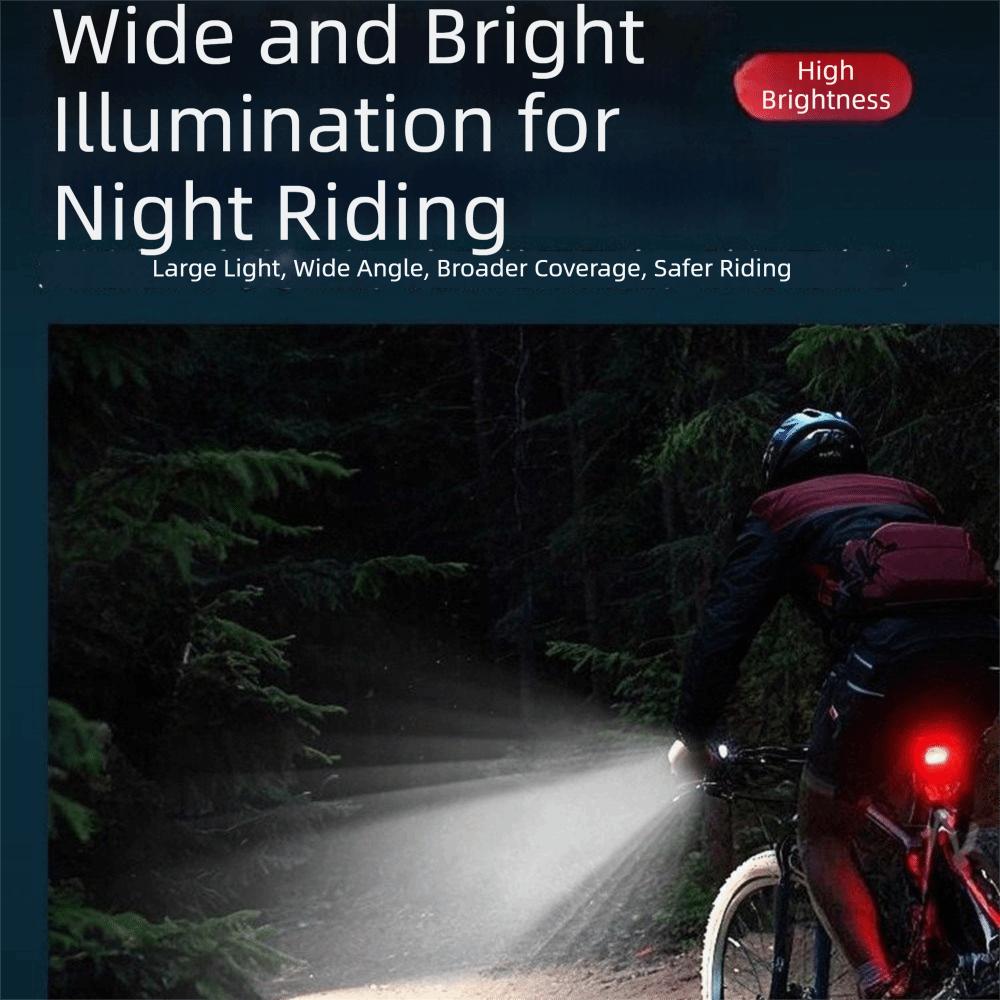 Rainproof Design Bicycle Front Rear Light IPX6 Waterproof Cycling Headlight Road Bike