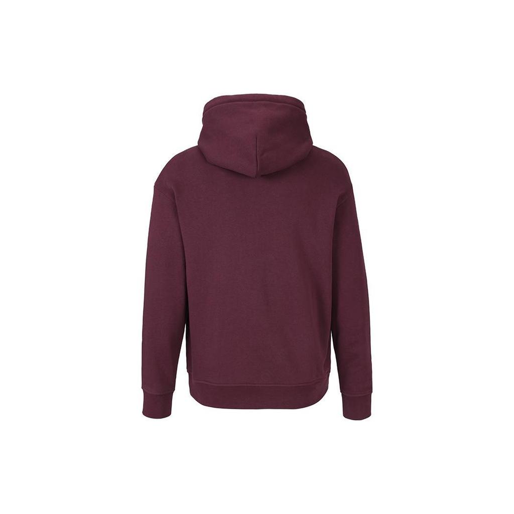 Emporio Armani FW22 Худи с принтом из букв с капюшоном, пуловер, свитшот с длинным рукавом, мужская толстовка, красная 6L1MM5-1JWPZ-0397