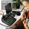 Профессиональный 4-канальный микшер DJ-микшерная консоль с Bluetooth 48 В фантомным питанием Монитор Караоке-система USB-микшер Аудио