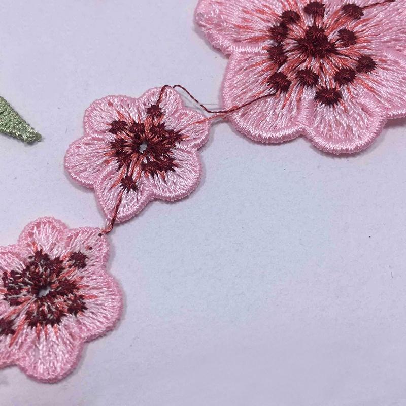 3D Цветочная нашивка Вышитый мотив Воротниковая аппликация Пришивная нашивка Инструмент для починки одежды DIY Ручная работа Уникальные инструменты для одежды