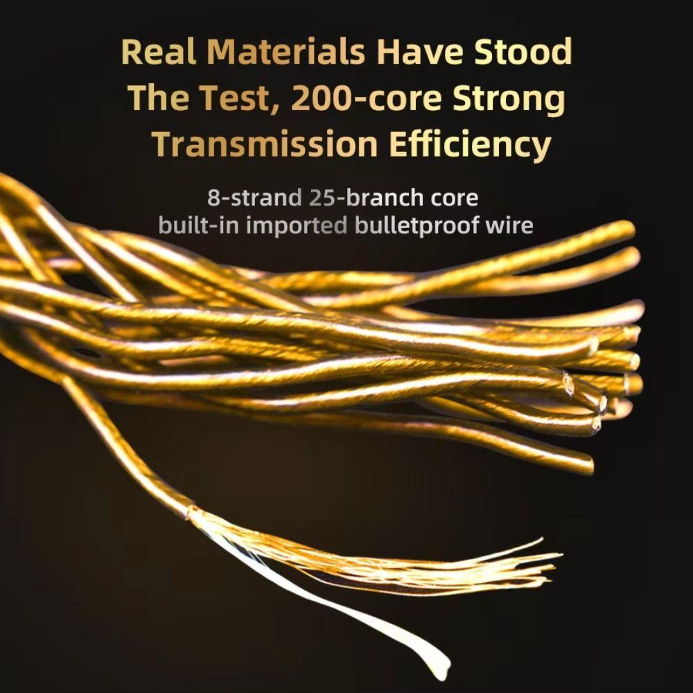 8-Strand QKZ T1 Headphone Cord Silver Plated 0.75MM 2Pin KZ Earphone Cable 200 Core TC 3.5mm Jack KZ Wired Headphones