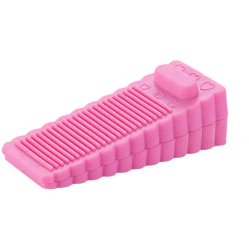 Stackable Silicone Door Stop Wedge Doorstops Anti Collision Home Office Door Rear Retainer