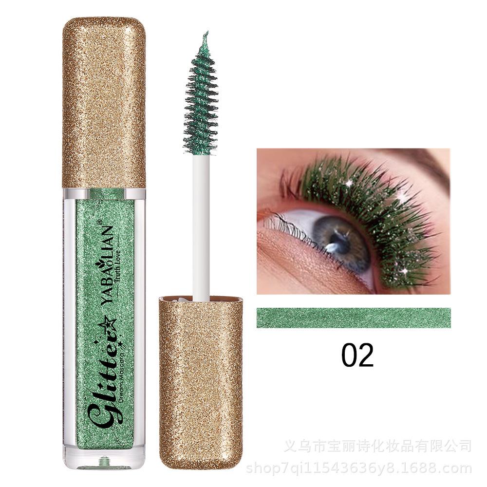 Горячая Распродажа Тушь для ресниц Sparkle Broken Diamond 6 Color Pearlescent Glitter