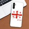 Чехол для телефона с флагом Грузии для Samsung Galaxy A51 A71 A50 A70 A40 A30 A20E A10 A41 A31 A21S A11 A01 A6 A8 + A7 A9 Plus
