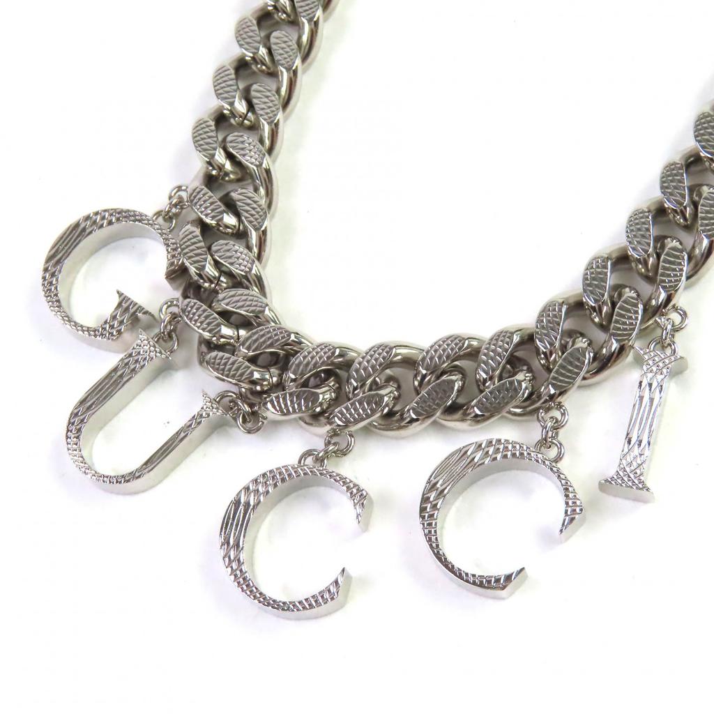 Great GUCCI script logo choker Interlocking G Necklace Accessories Current Used