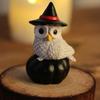 Украшения на Хэллоуин - Милые фигурки из смолы: сова, летучая мышь, тыква, привидение - Маленькие подарки для вечеринки