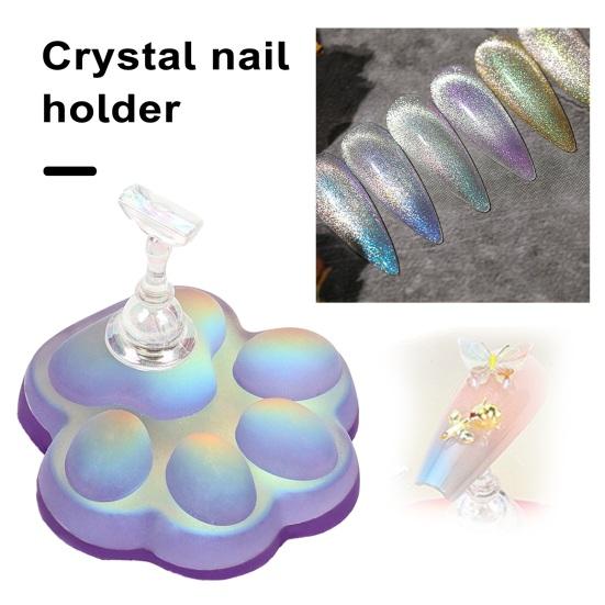 Подставка для практики ногтей Cat Paw Стабильная экологически чистая поддержка ногтей для улучшения навыков маникюра