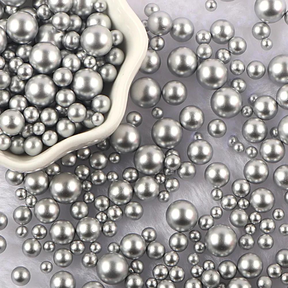 Разноцветные бусины из АБС-пластика без отверстий, имитация жемчуга, россыпные бусины для нейл-арта, DIY-поделок, украшения для скрапбукинга