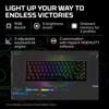 HYPERX Механическая игровая клавиатура Alloy Origins 65 Compact RGB с переключателями HyperX Aqua, гарантия производителя - Ориентирована на геймеров, 2 года (56R64AA#ABA)