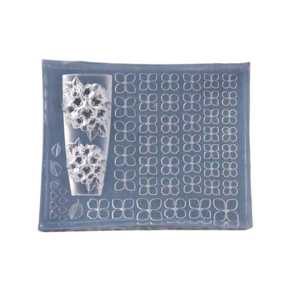 Silicone 3D Nail Embellishment Molds Delicate Shape Small Accessories Crafting Molds Present for Beauty Enthusiasts
