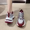 2025Women Luxury Chunky Mesh Breathable Increased Internal Trainers Sports Running Casual Platform Vulcanize Shoes
