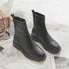 Casual Versatile Martin Boots Women's New Flat-bottomed Velvet Single Boots Low-top Zipper British Style Short Boots In Autumn and Winter 2025
