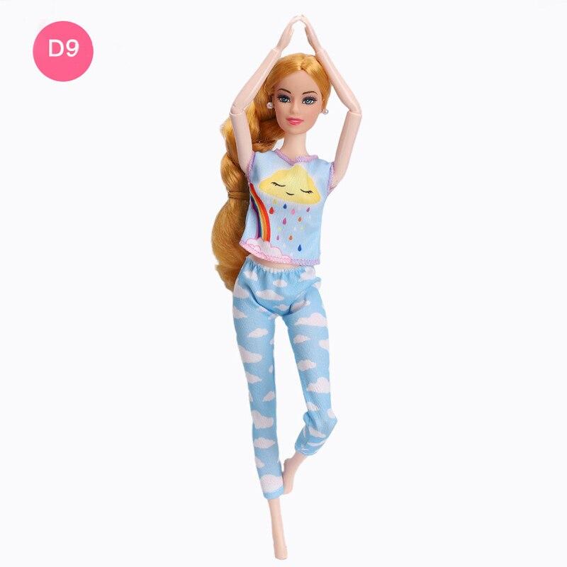 1 комплект кукольной одежды, рубашка без рукавов, топы, шорты, джинсы, брюки для Барби, модная одежда для кукол для кукольного домика Барби, игрушки «сделай сам»