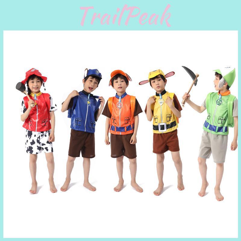 Очаровательный детский костюм Чейза, голубого шепарда, из полиэстера для Хэллоуина, косплей-мероприятий