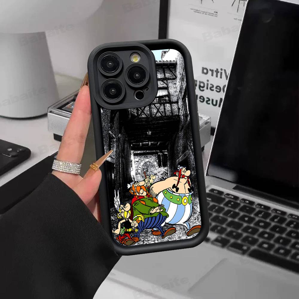 A-Asterix Et O-Obelix M-Manga Phone Case For IPhone 17 16 15 14 13 12 11 Pro Max Mini Plus Soft TPU Back Cover