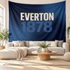 Everton Football Wall Tapestry, Soft Fabric Wall Hanging, Decorative Backdrop For Bedroom Home Wall Art