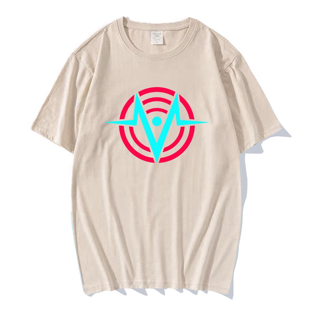 VOX Helluva Boss Hazbinhotel Print T-shirt Cotton Short Sleeve Unisex Streetwear Manga Cartoon Graphic Printed T Shirt Men Tees