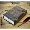 Антикварная пентаграмма, 620-страничный кожаный журнал, книга с подкладкой и без подкладки, альбом для рисования, дневник