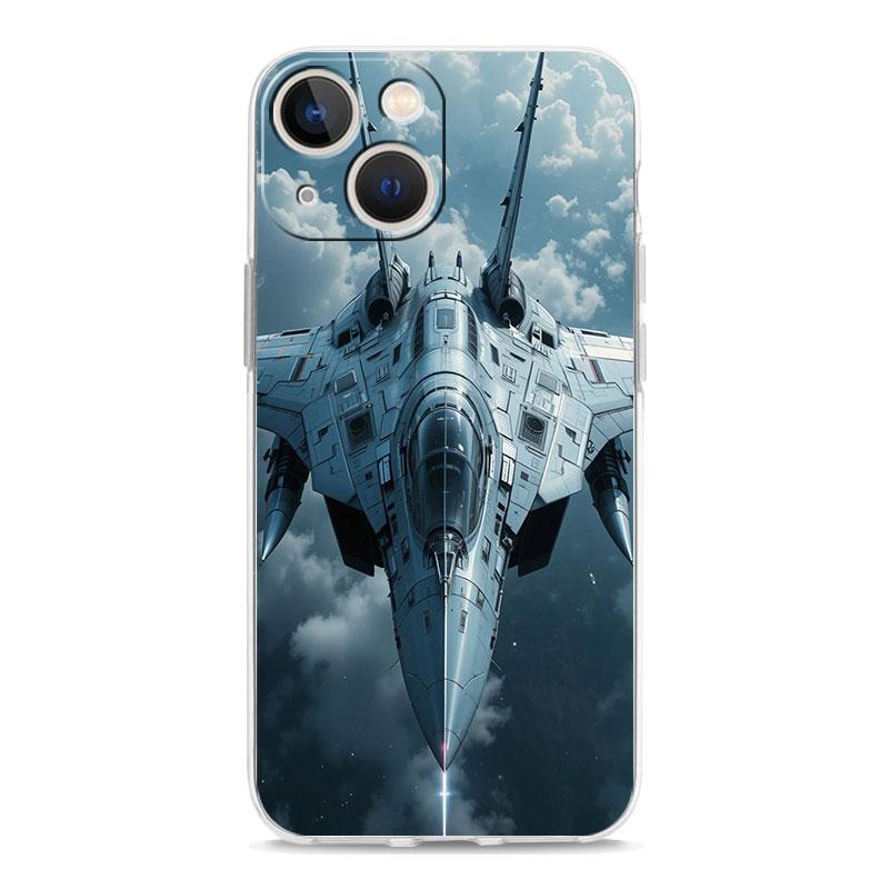 Чехол для iPhone 17 Чехлы iPhone Air 16 15 12 13 14 Pro Max 7 8 Plus 16Pro iPhone11 Чехол Самолет Самолет крутой