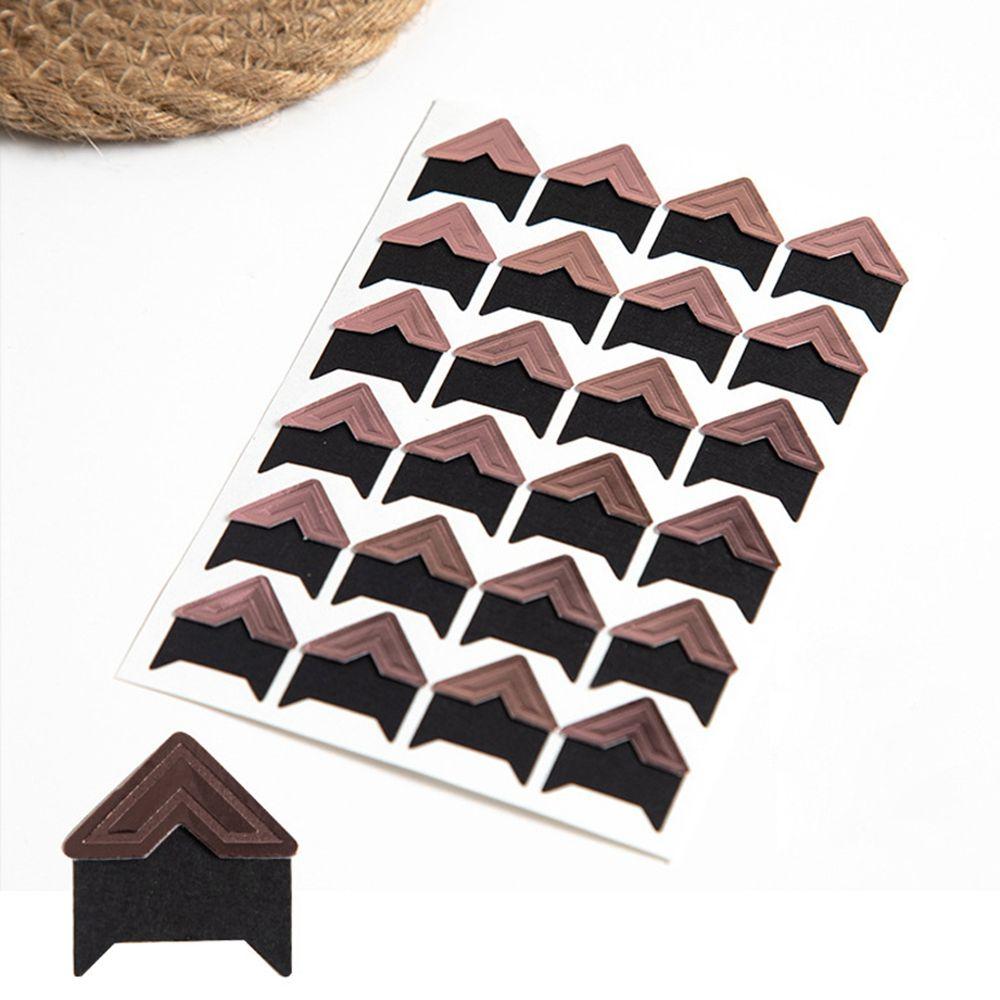 Kraft Paper Scrapbooking Scrapbook Sticker Corner Sticker Photo Albums Picture Frame Decoration