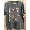 Kanye West Retro Style Charcoal Gray Tshirt Retro Street Tshirt Summer New Unisex Casual Cotton Tshirt