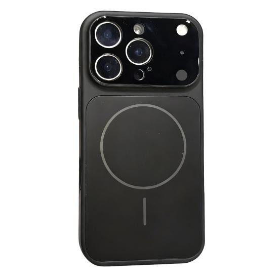 Стеклянный магнитный чехол для IPhone 16 Pro/Pro Max Защитный чехол для телефона для Magsafe Противоударный чехол с матовой защитой от царапин