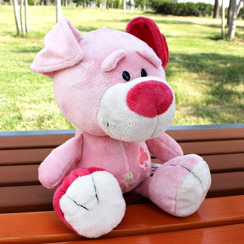 Figures Animal Plush Lion Elephant Rabbit With Pp Cotton Filling For Kids Gift
