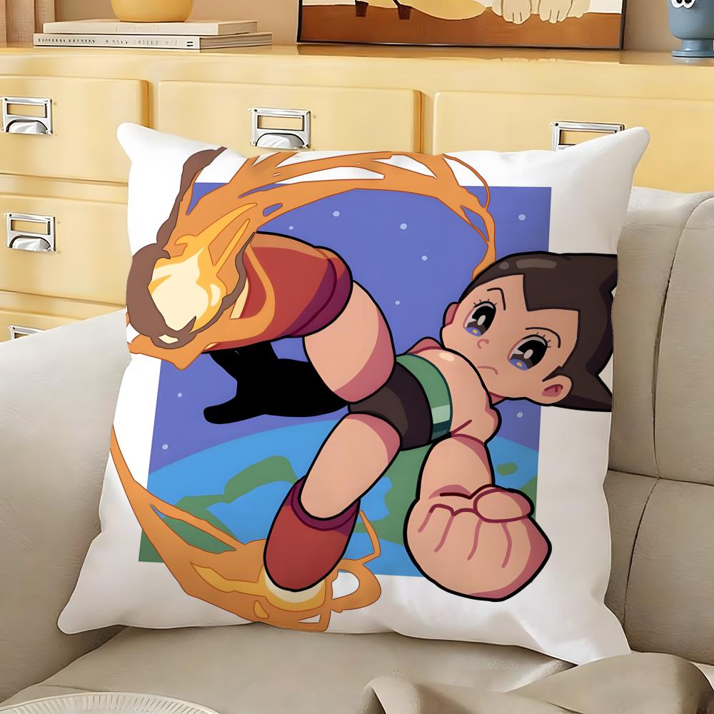 Anime AAstro BBoy Cushion Cover Soft Durable Reversible Pillow Cover Home Car MultiScene Daily Comfort Pillowcase