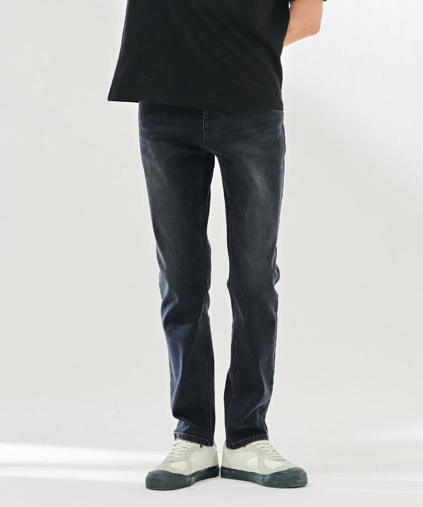 CHASECULT Men'S Hidden Elastic Waist Slim Denim Pants-Dark2311B04