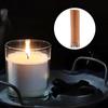 Natural Candle Making Large Flame Handmade DIY Candle Accessory Candle Wicks Wood Chip Candle Cores