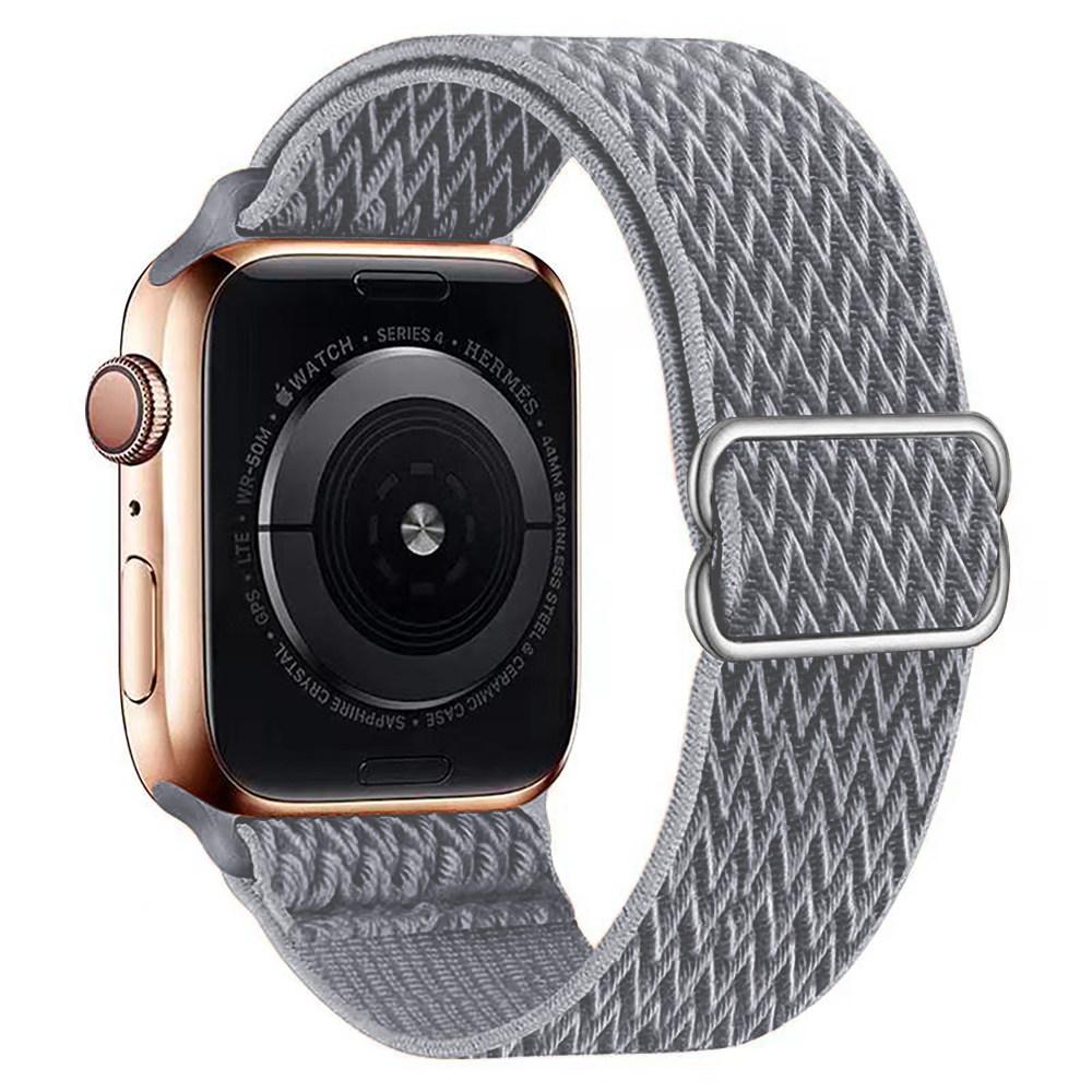 Эластичный нейлоновый ремешок для Apple Watch Series 11 10 Ultra 3/2 SE 42мм 38мм 46мм 41мм 45мм 49мм Регулируемый спортивный ремешок для женщин и мужчин
