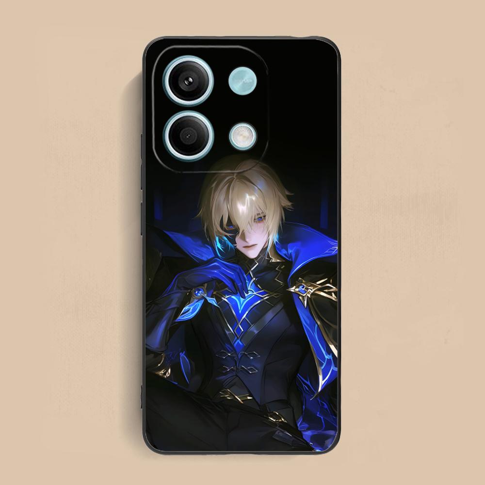 Game GI Dainsleif Phone Case for Xiaomi Redmi Note 14 13 12 11 S Pro Plus 4G 5G Soft TPU Shockproof Cover