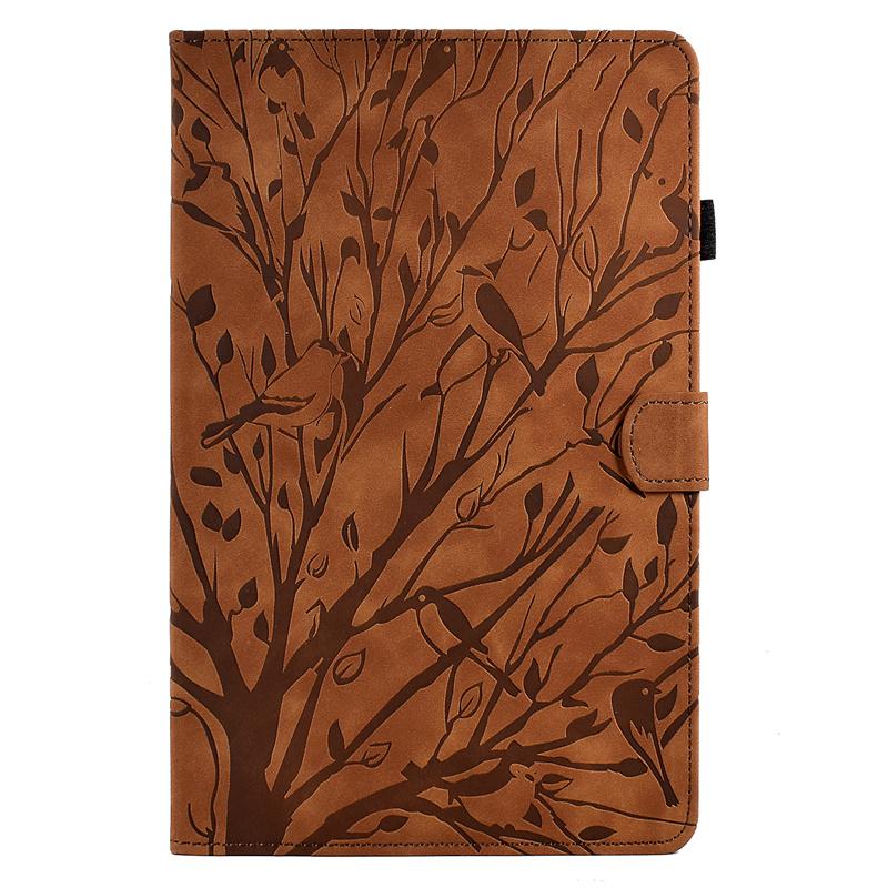 Funda for Xiaoxin Pad 11 2025 Case Tb335fc Embossed Tree Wallet Stand Tablet Coque for Lenovo Idea Tab 11 Inch Case Tb336fu