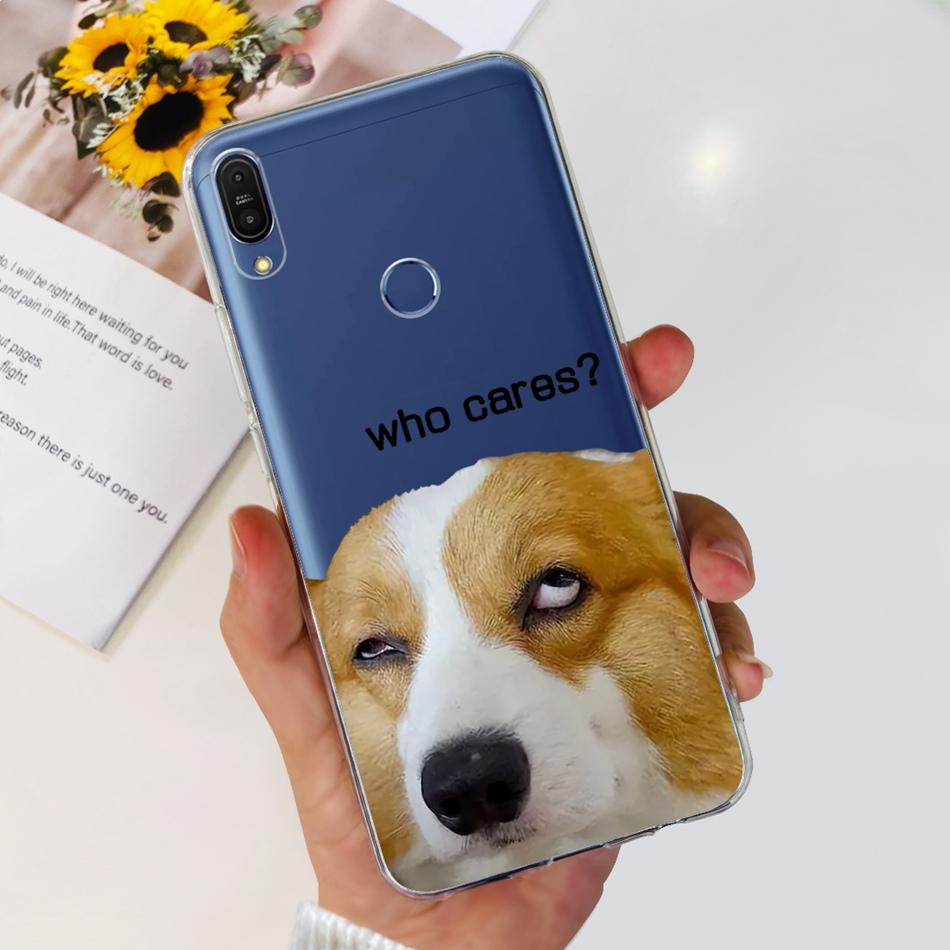 Для Asus Zenfone Max Pro (М1) ZB602KL ZB601KL Милый Чехол с Рисунком Панды и Цветов Для Asus X00TD X00TDB X00TDA Мягкий Силиконовый TPU Чехол
