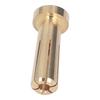 50 Pcs 5mm Battery Connector Plug 5mm Brass High Hardness RC Battery ESC Motor Connector