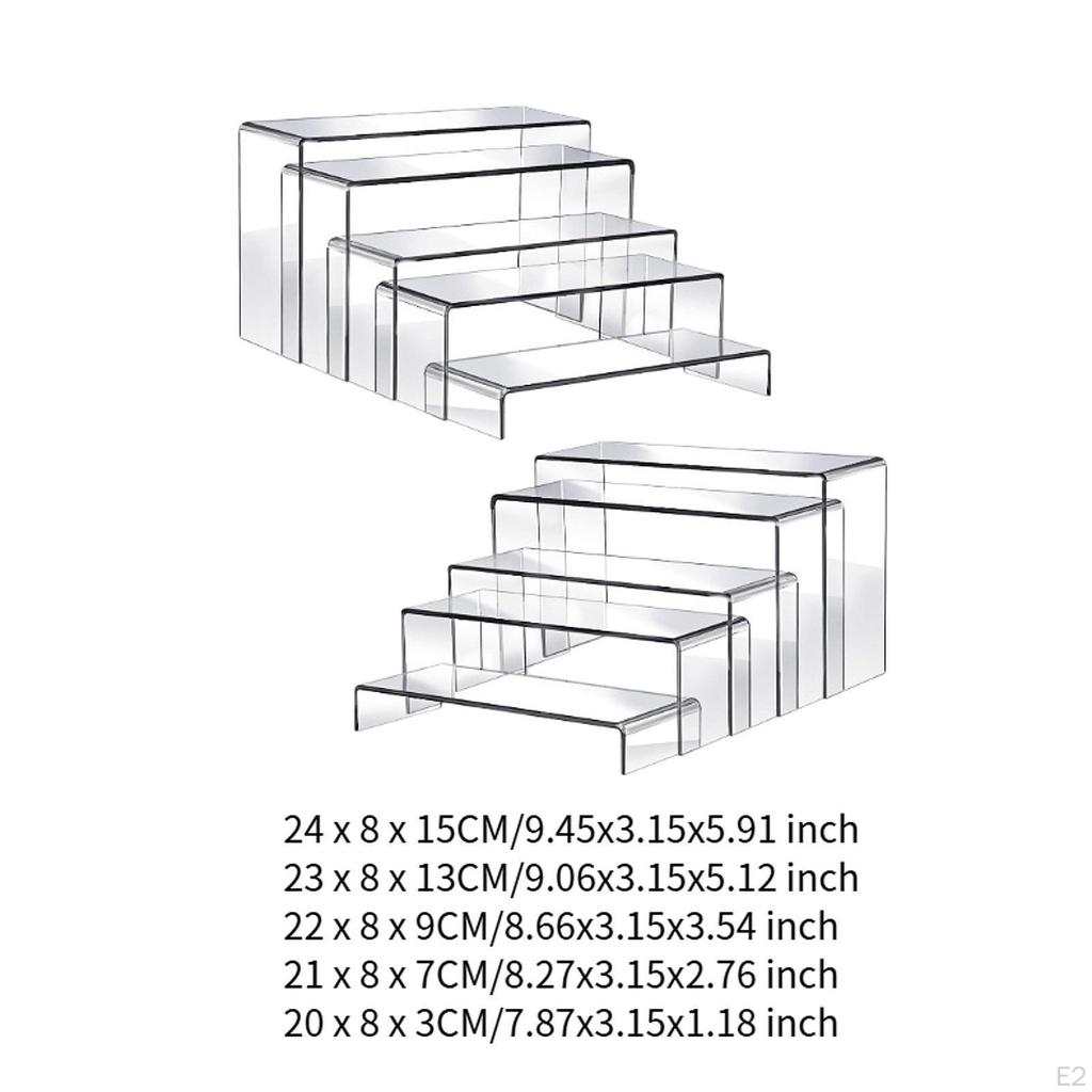 10x акриловых подставок для ювелирных изделий, прозрачные настольные держатели для хранения товара