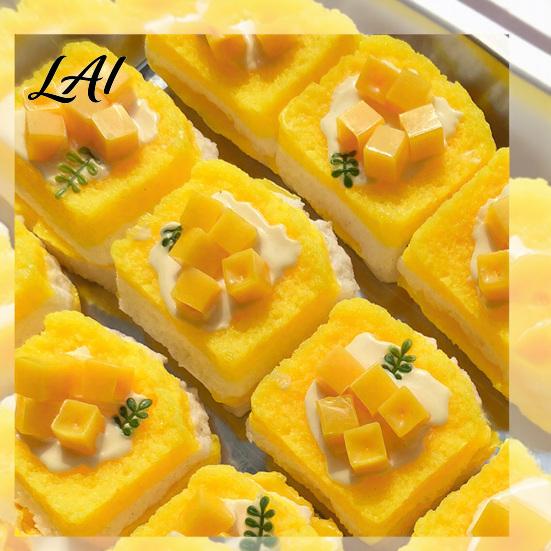 Relaxation Squeeze Toy Mango Toast Slow-Rising Soft TPR Fidget for Thick Stress Relief Realistic Food-Shaped Decompression Gadget Kids Adults