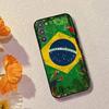 Brazil Flag Support  Phone Case Black Silicone Soft For Samsung Galaxy A73,A72,A71,A70,A53,A52,A51