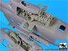 Пластиковые детали для модели Black Dog Mil Engine HAUA48188 1/48 Ми-8 (для Звезды)