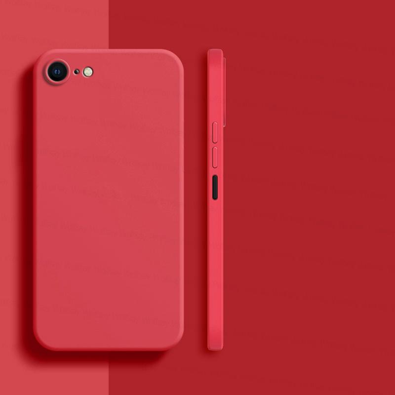 Чехол для iPhone SE 2022, чехол для iPhone SE 2022 2020, чехол 6, 7, 8, противоударный, мягкий, из ТПУ, жидкий, силиконовый, чехол для задней панели телефона для iPhone 2022