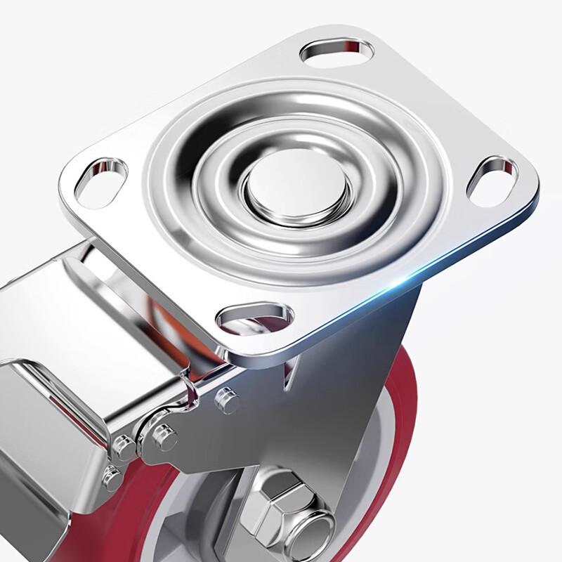 Jinghong 5-inch Heavy Duty Swivel Brake Caster