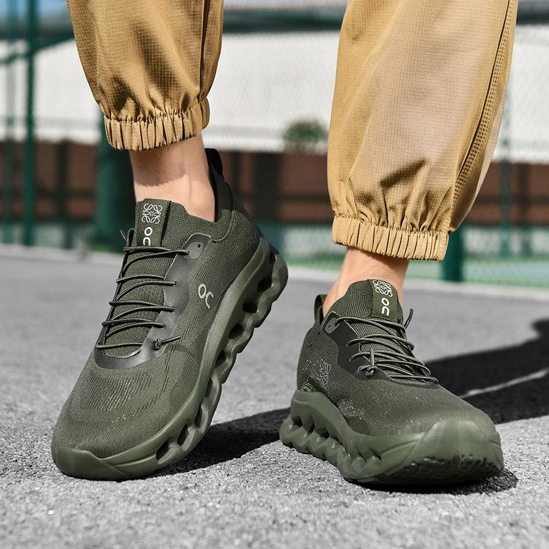 New sports shoes fashionable breathable lightweight marathon running shoes low top cushioning casual shoes men's shoes