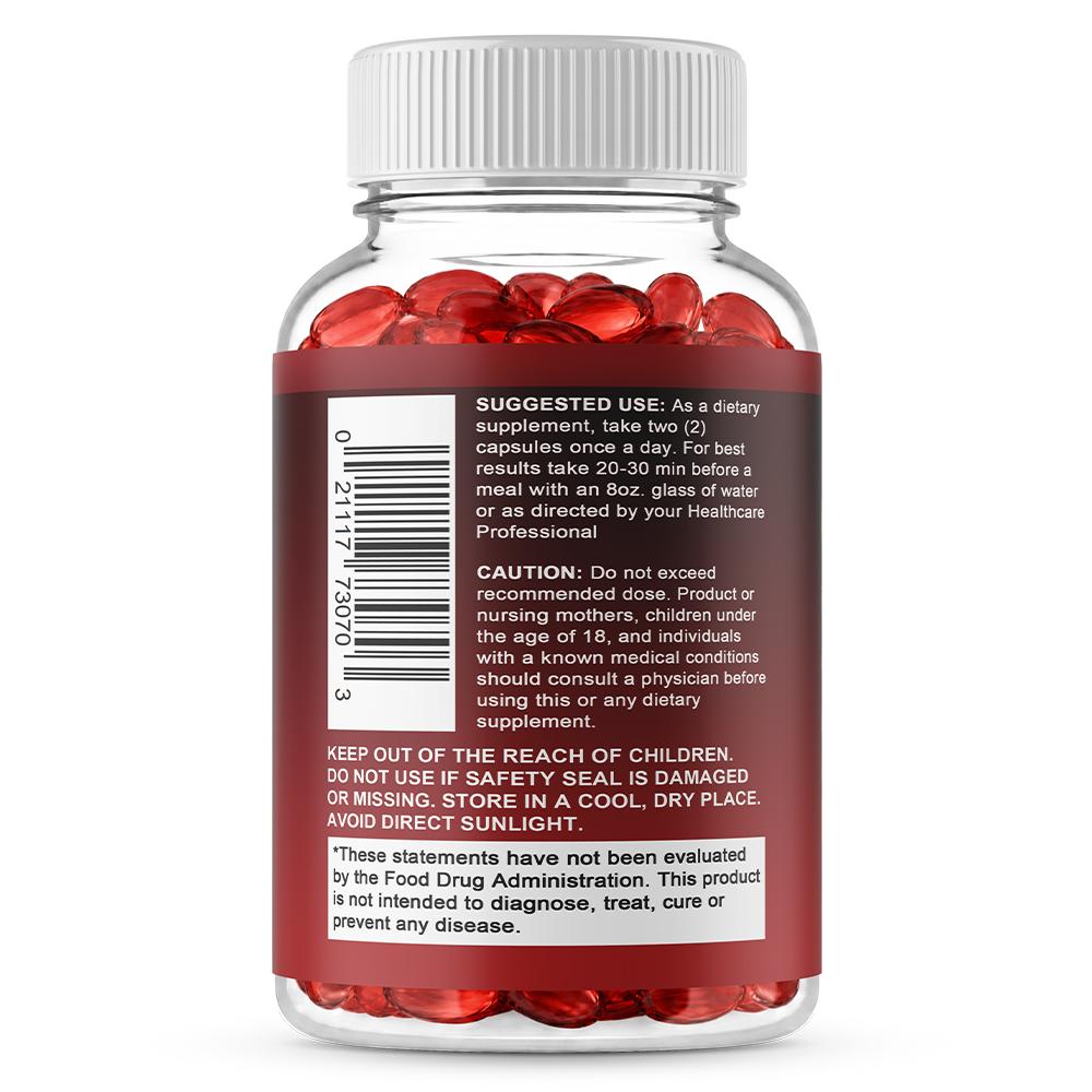 Bcuelov Cayenne Pepper Supplement, 300mg from 3000mg Fresh Pepper, with Turmeric & D3+K2, 120 Caps