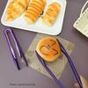 3Pcs/Set Versatile Plastic Food Tongs Vegetable Salad Clip Cake Bread Dessert Tongs Cooking Clip Kitchen Tools Accessories 2025