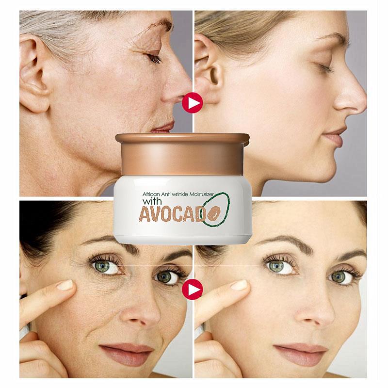 Увлажняющий крем для лица против морщин и питает кожу с авокадо 35мл